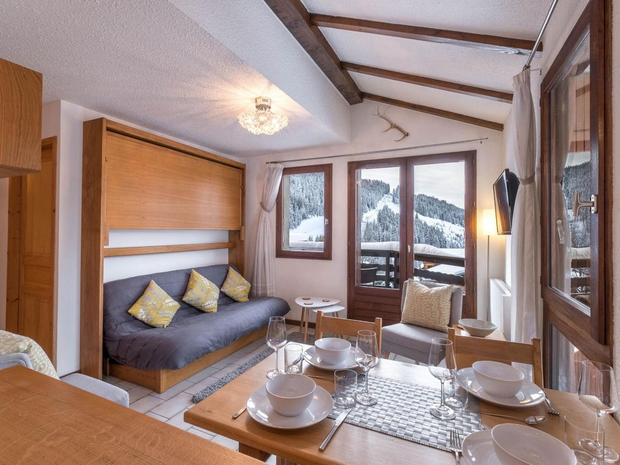 Appartement Moderne Pour 4 Personnes A Courchevel 1650, Proche Des Pistes - Fr-1-563-49 المظهر الخارجي الصورة