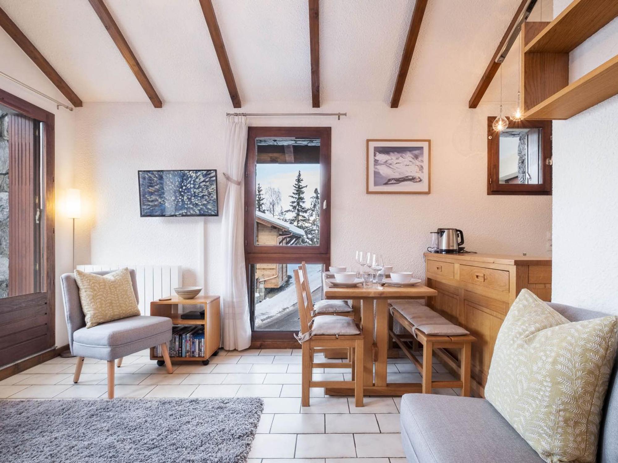 Appartement Moderne Pour 4 Personnes A Courchevel 1650, Proche Des Pistes - Fr-1-563-49 المظهر الخارجي الصورة